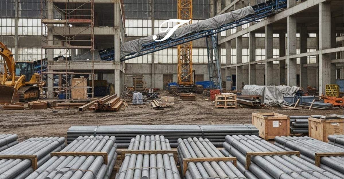 Impacto dos atrasos de fornecedores em obras com tubos de aço Impacto dos atrasos de fornecedores em obras com tubos de aço