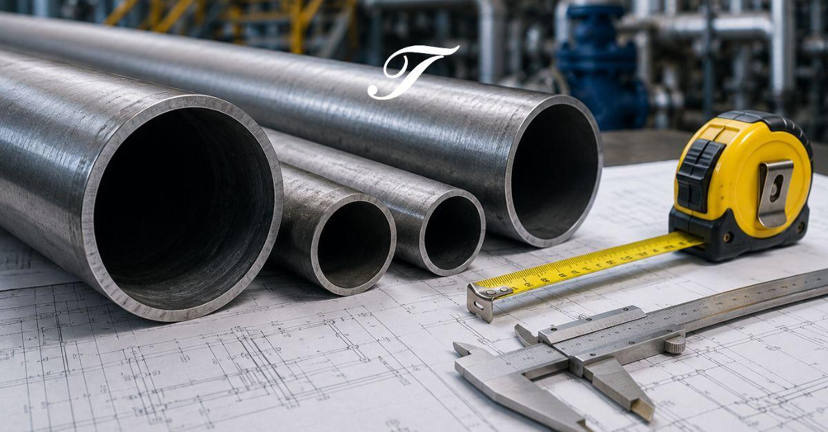 Dimensionamento técnico de tubos de aço industriais Dimensionamento técnico de tubos de aço industriais