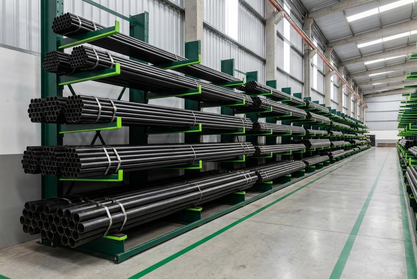 Tubulação de aço carbono: tubos redondos de condução e estruturais no estoque da Tubonasa Tubulação de aço carbono: tubos redondos de condução e estruturais no estoque da Tubonasa